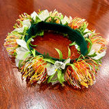 Protea Mix Lei Po'o (Haku Lei)
