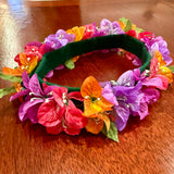 Bougainvillea Lei Po'o (Haku Lei)