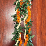 Maile with Jasmine and Pikake Lei (60 inch)-Artificial