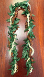 Maile with Jasmine and Pikake Lei (60 inch)-Artificial