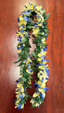 Maile with Orchid and Pikake Lei (60 inch) -Artificial